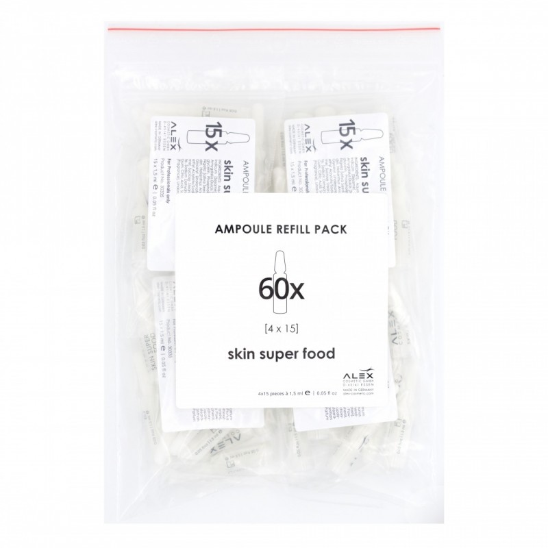 skin super food refill pack 60x (4 x 15)